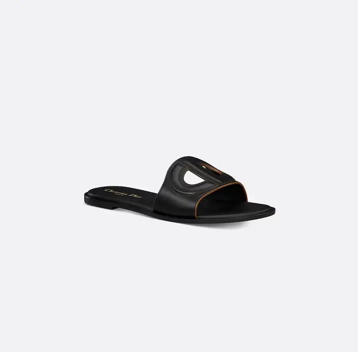 Dép Dior D-Club Slide 'Black' KCO049VEA-S900 — ảnh 4