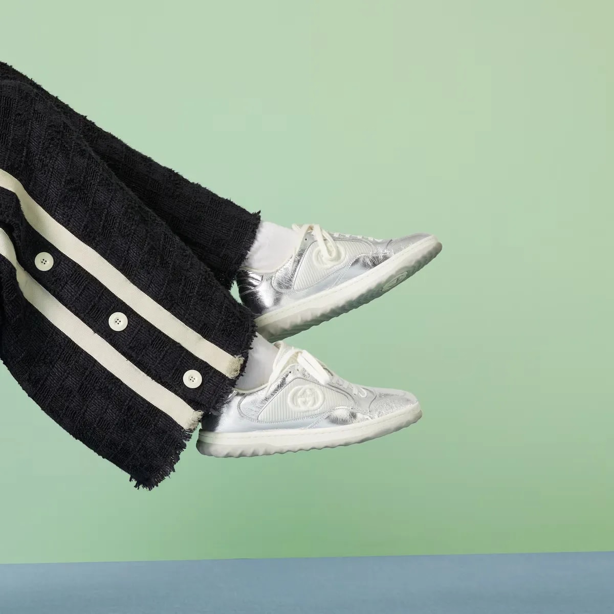 Giày Gucci Mac80 Trainer 'Silver' 750834-AACA9-8141 — ảnh 2