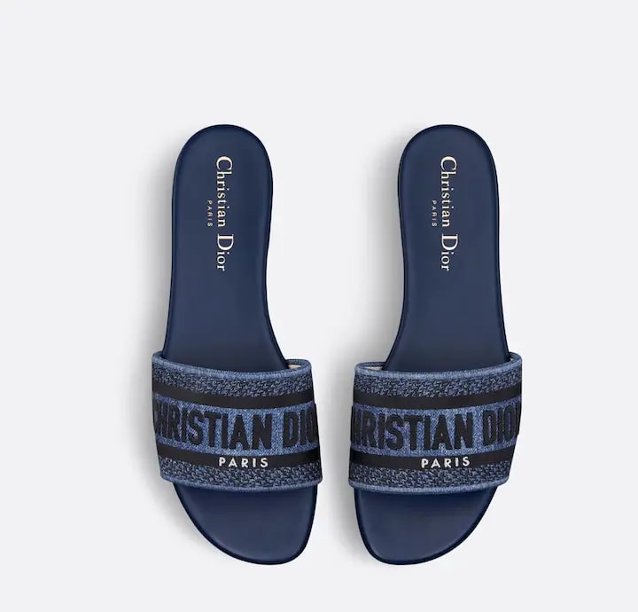 Dép Dior Dway Slide 'Blue' KCO090DNJ-S30B — ảnh 2