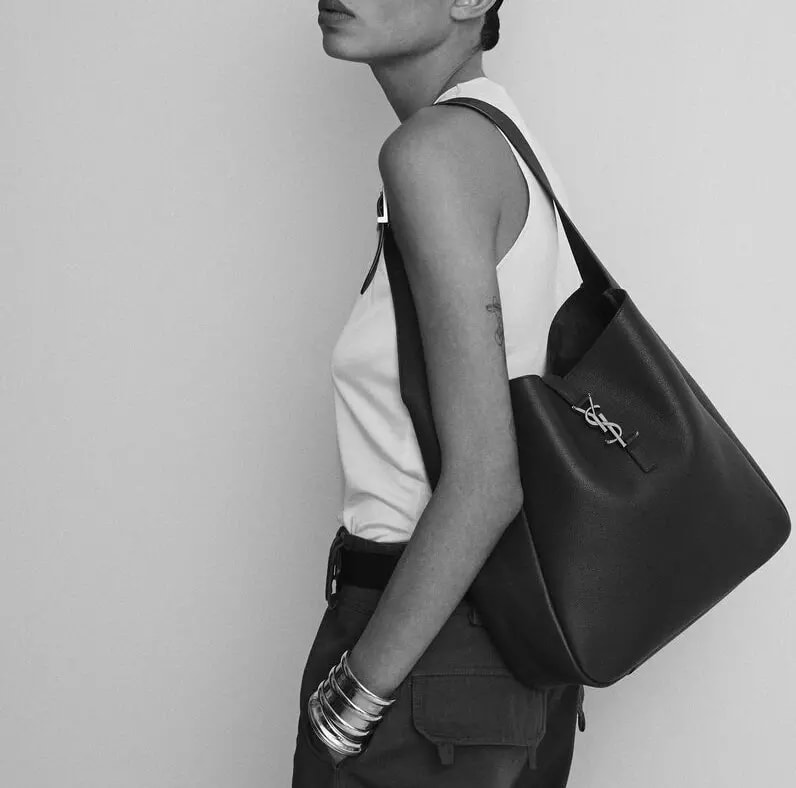 Túi Saint Laurent Le 5 À 7 'Grey' 753837AAAUQ1722 — ảnh 2