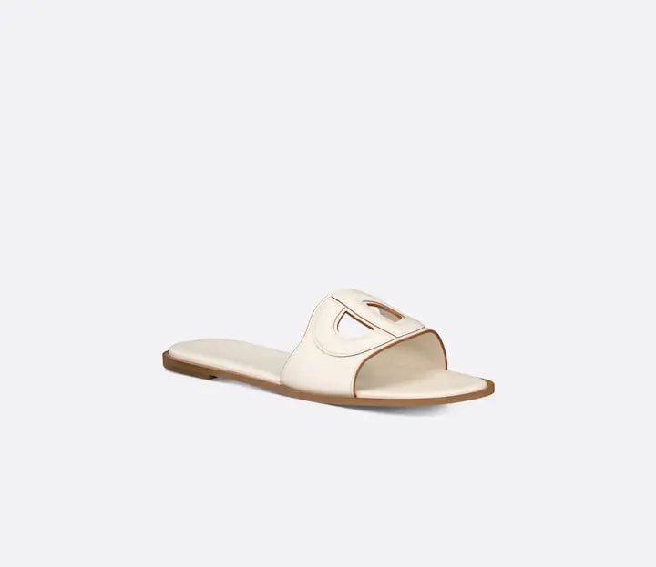 Dép Dior D-Club Slide 'White' KCO049VEA-S03W — ảnh 4