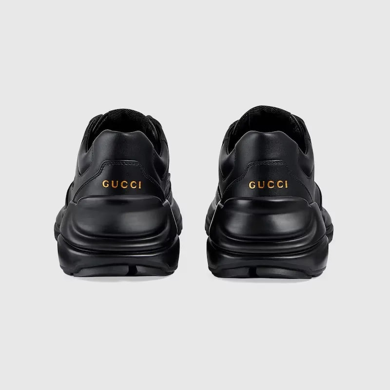 Giày Gucci Rhyton 'Black Leather' 721751-0G2R0-1000 — ảnh 3