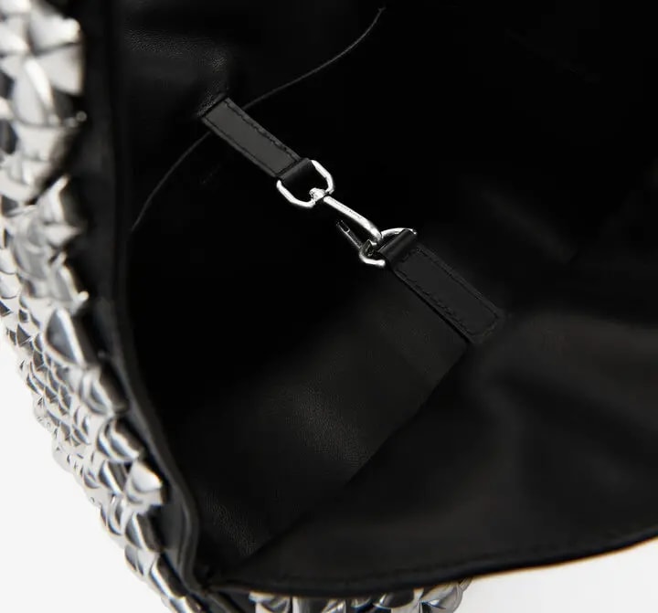 Túi Alexander Wang Spike Small Hobo Bag In Studded 'Black' 20423K03L001 — ảnh 4