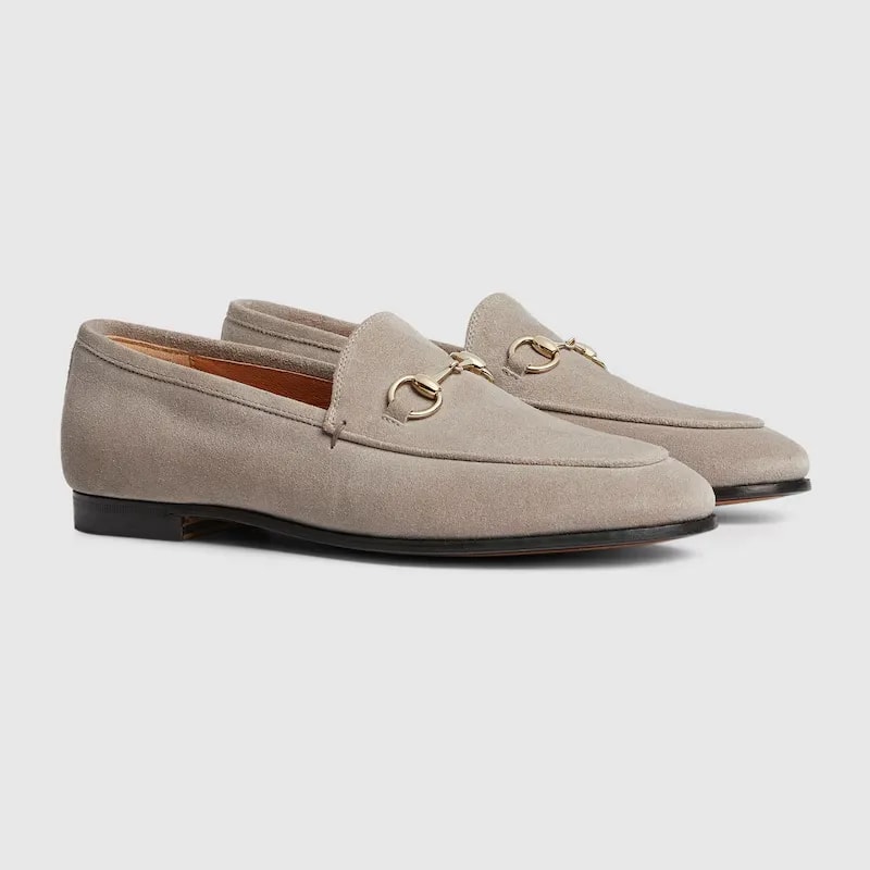Giày Gucci Jordaan 'Beige Suede' 786016-0PV00-2816 — ảnh 3
