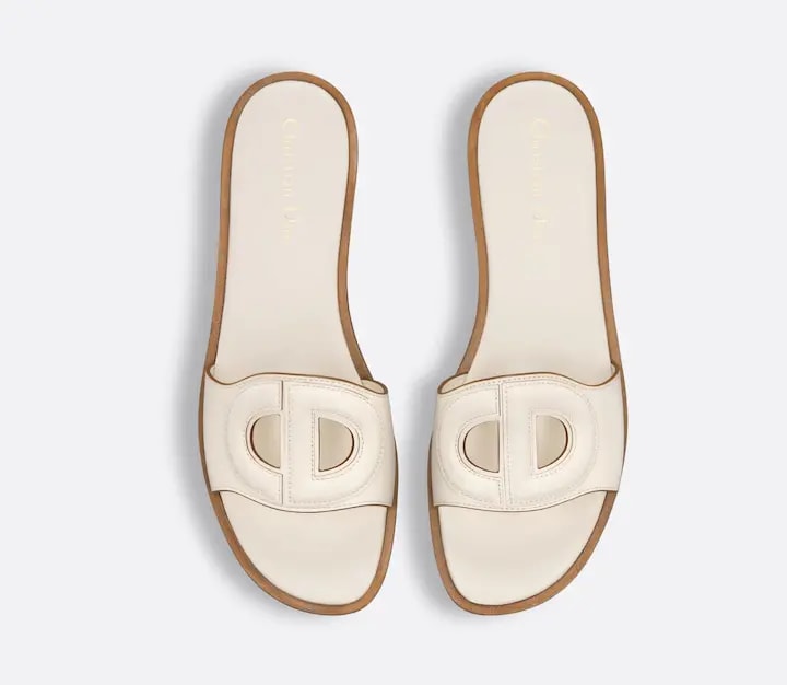 Dép Dior D-Club Slide 'White' KCO049VEA-S03W — ảnh 3