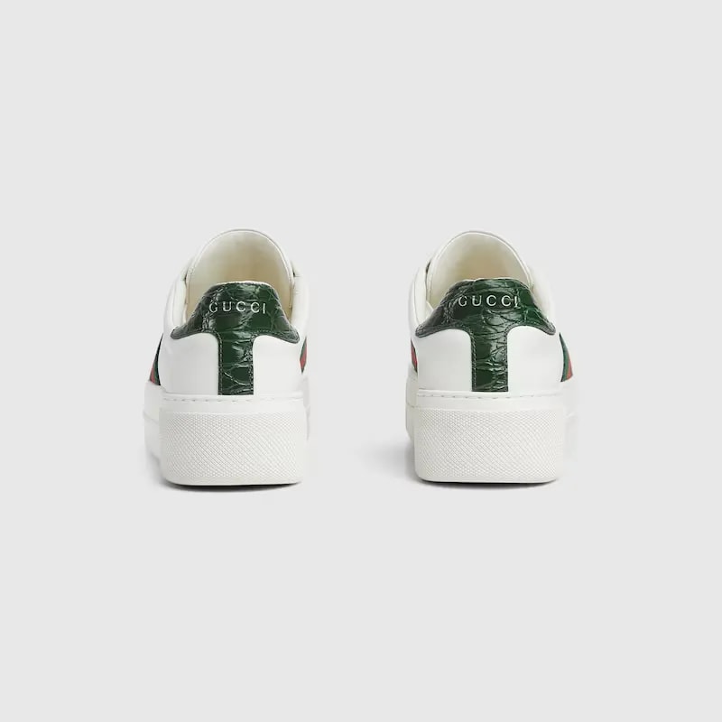 Giày Gucci Ace Sneaker 'White Leather' 791399-AACAG-9055 — ảnh 3