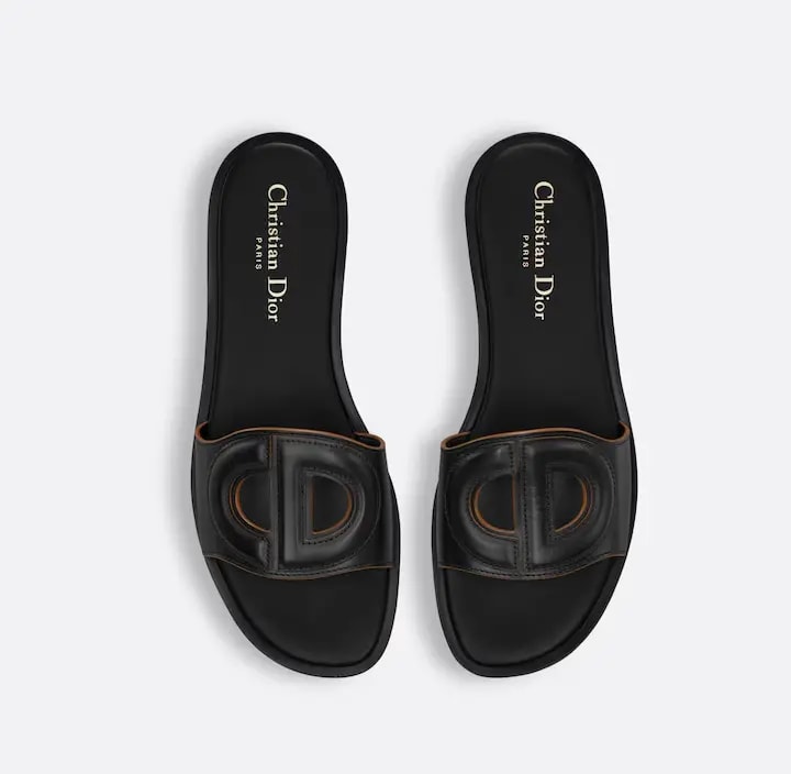Dép Dior D-Club Slide 'Black' KCO049VEA-S900 — ảnh 3