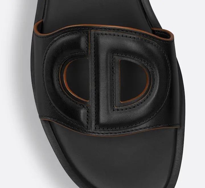 Dép Dior D-Club Slide 'Black' KCO049VEA-S900 — ảnh 2