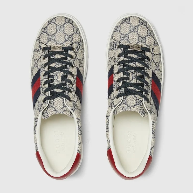 Giày Gucci Ace Sneaker Web 'Beige' 760775-FACMZ-4049 — ảnh 3