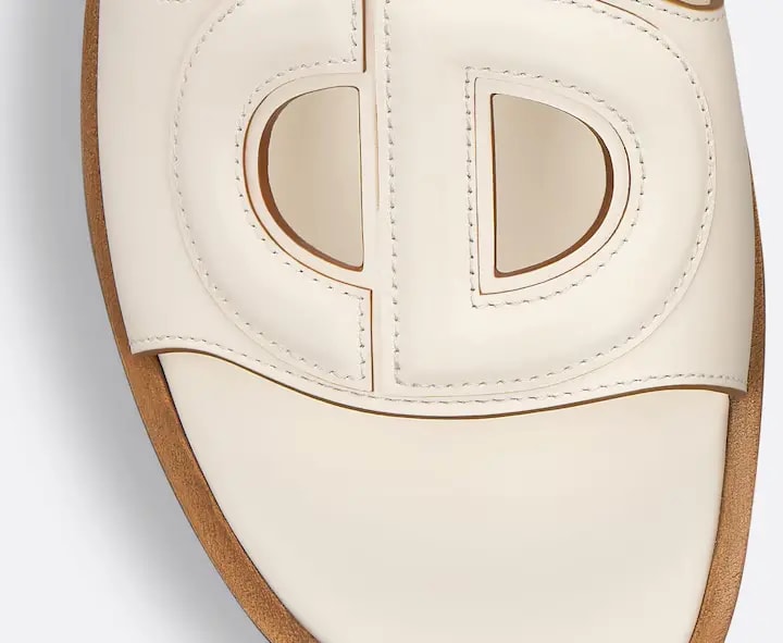 Dép Dior D-Club Slide 'White' KCO049VEA-S03W — ảnh 2
