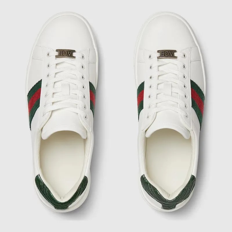 Giày Gucci Ace Sneaker 'White Leather' 791399-AACAG-9055 — ảnh 4