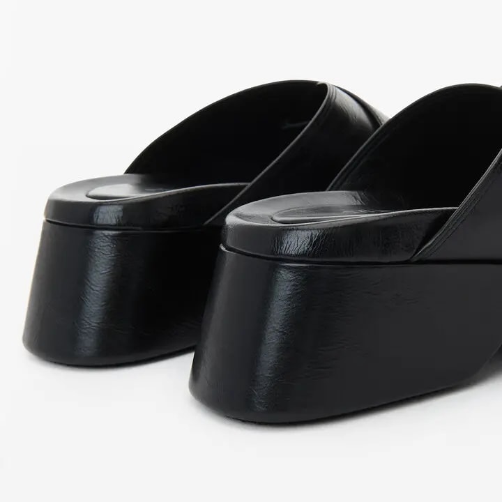 Dép Alexander Wang Float Criss-Cross 'Black' 30224S003001 — ảnh 3