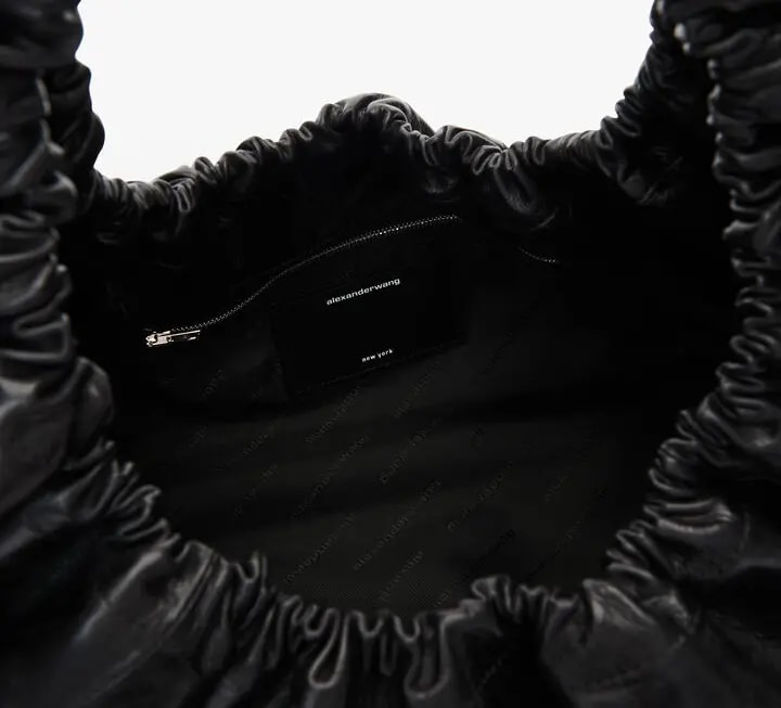 Túi Alexander Wang Crescent Large Bag In Crackle Patent 'Black' 20124K32L001 — ảnh 4