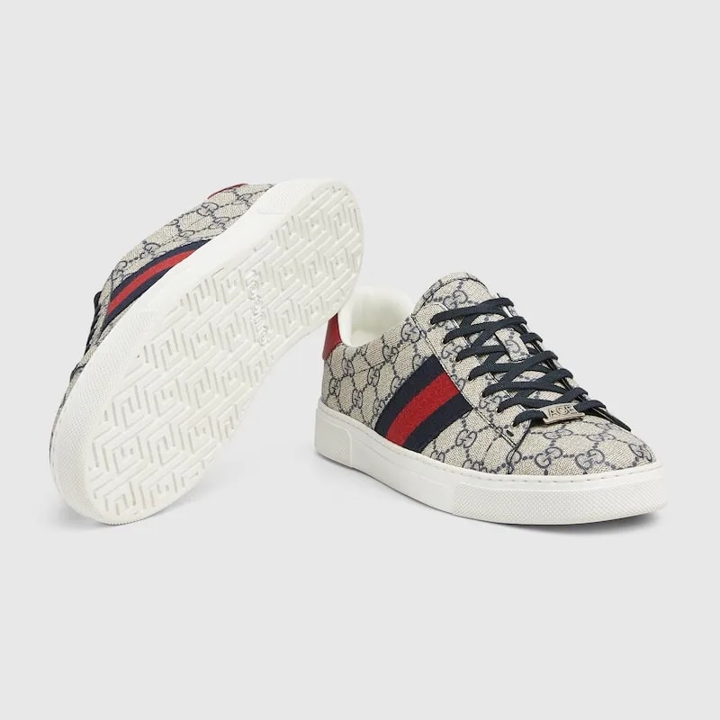 Giày Gucci Ace Sneaker Web 'Beige' 760775-FACMZ-4049 — ảnh 4