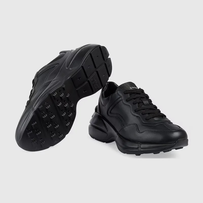 Giày Gucci Rhyton 'Black Leather' 721751-0G2R0-1000 — ảnh 5