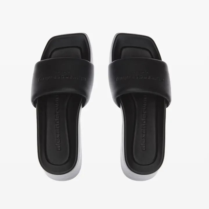 Dép Alexander Wang Platform Sheep 'Black' 30124S028001 — ảnh 4