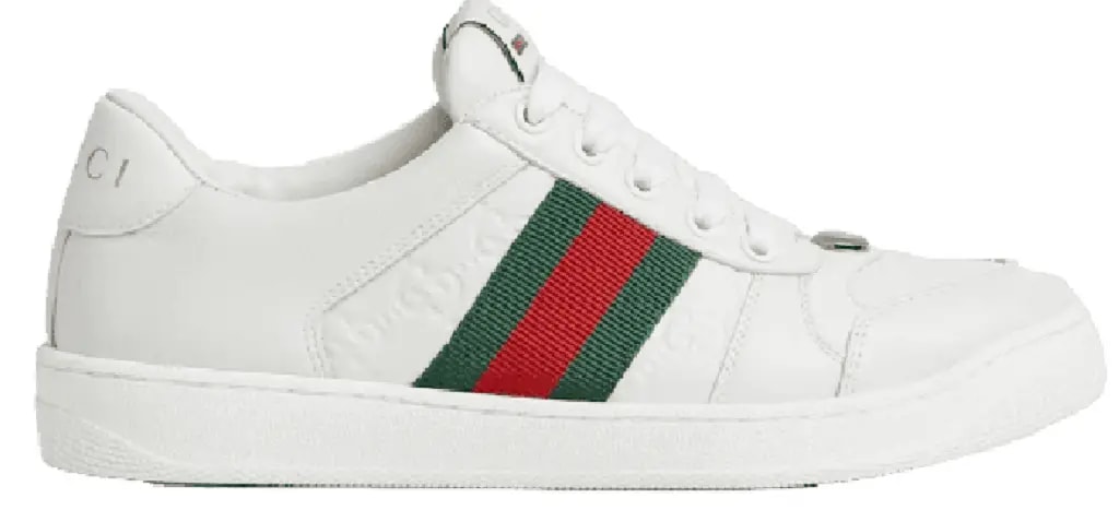 Giày Gucci Screener 'White Leather' 798854-AADU0-9094 — kich-thuoc: 37