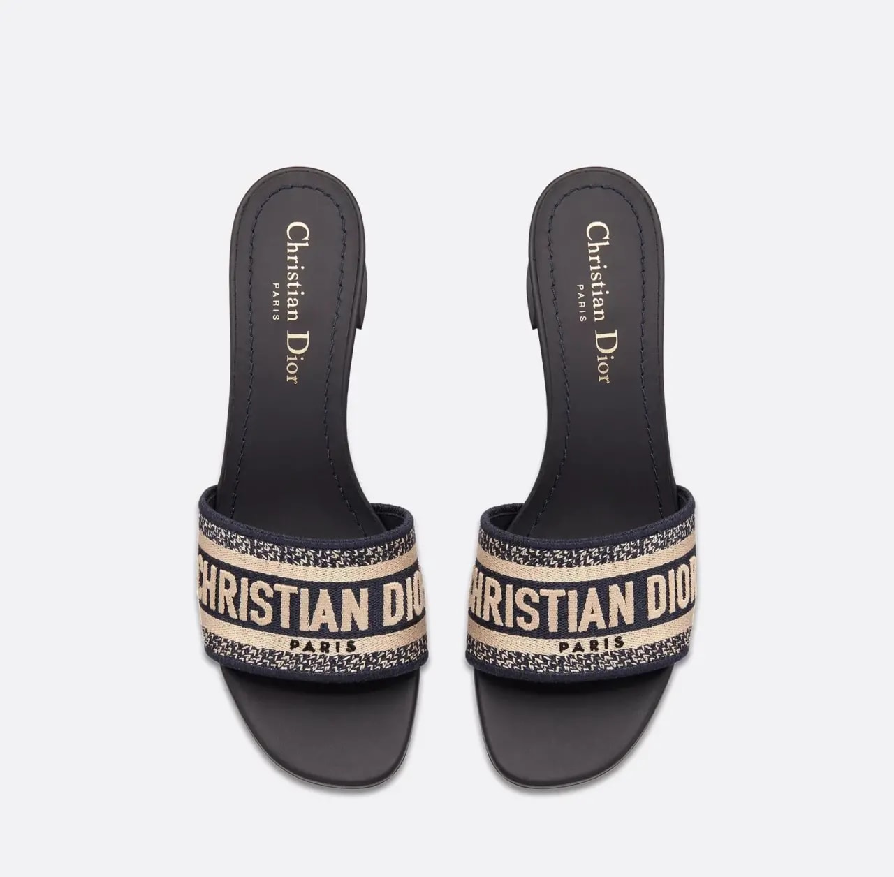 Dép Dior Dway Heeled Slide 'Blue' KCQ244ERC-S56B — ảnh 3