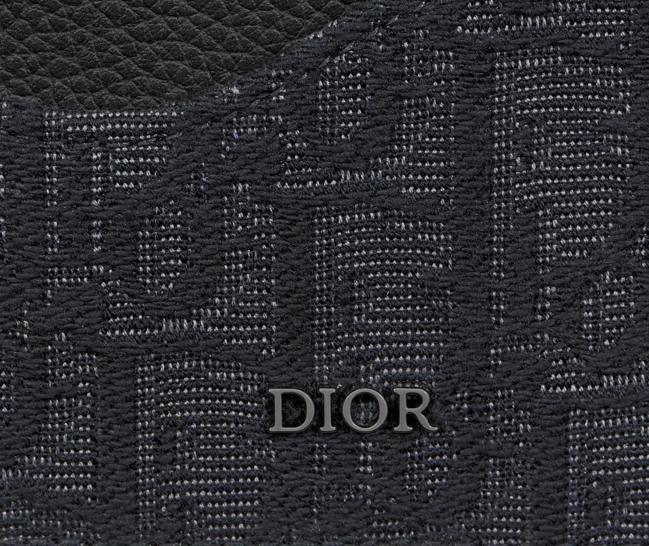 Ví Dior Saddle Card Holder 'Black' 2ADCH164YKS-H03E — ảnh 2