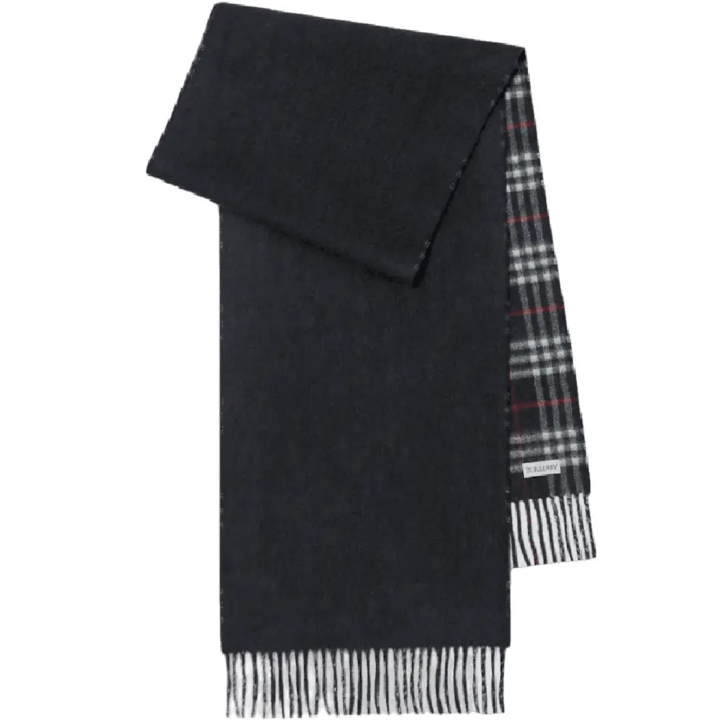 Khăn Burberry Reversible Check 'Navy' 221BA014-3066-180