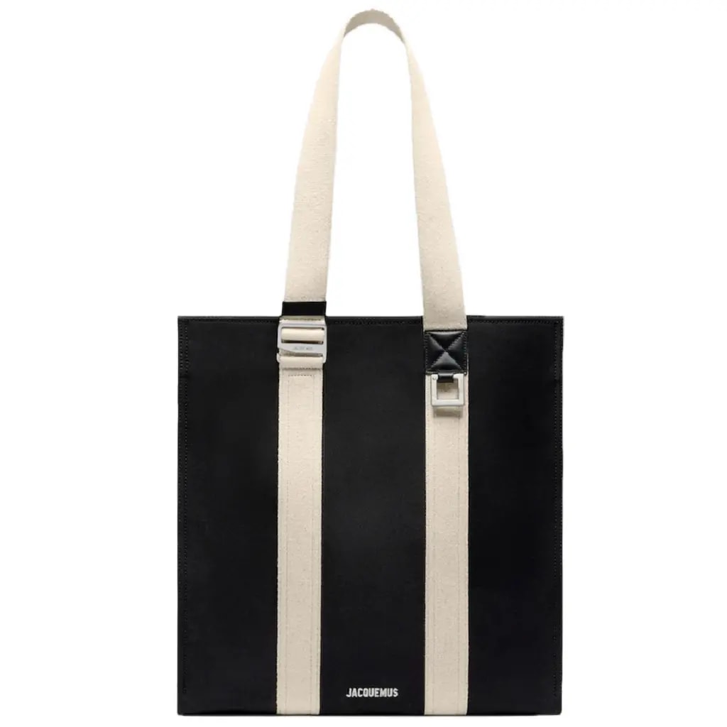 Túi Jacquemus Cuerda Shopper 'Black' 236BA305-3137-990
