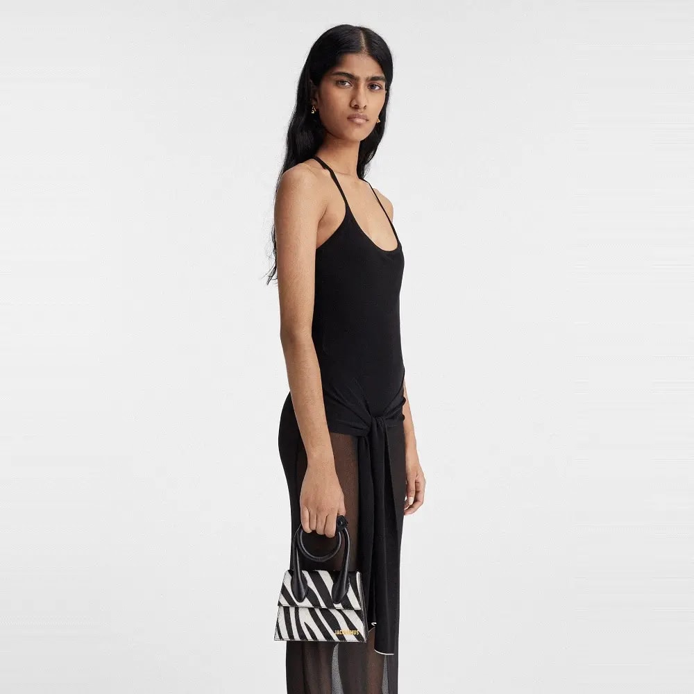 Túi Jacquemus The Knot Chiquito 'Zebra' 213BA005-3209-9DZ — ảnh 2
