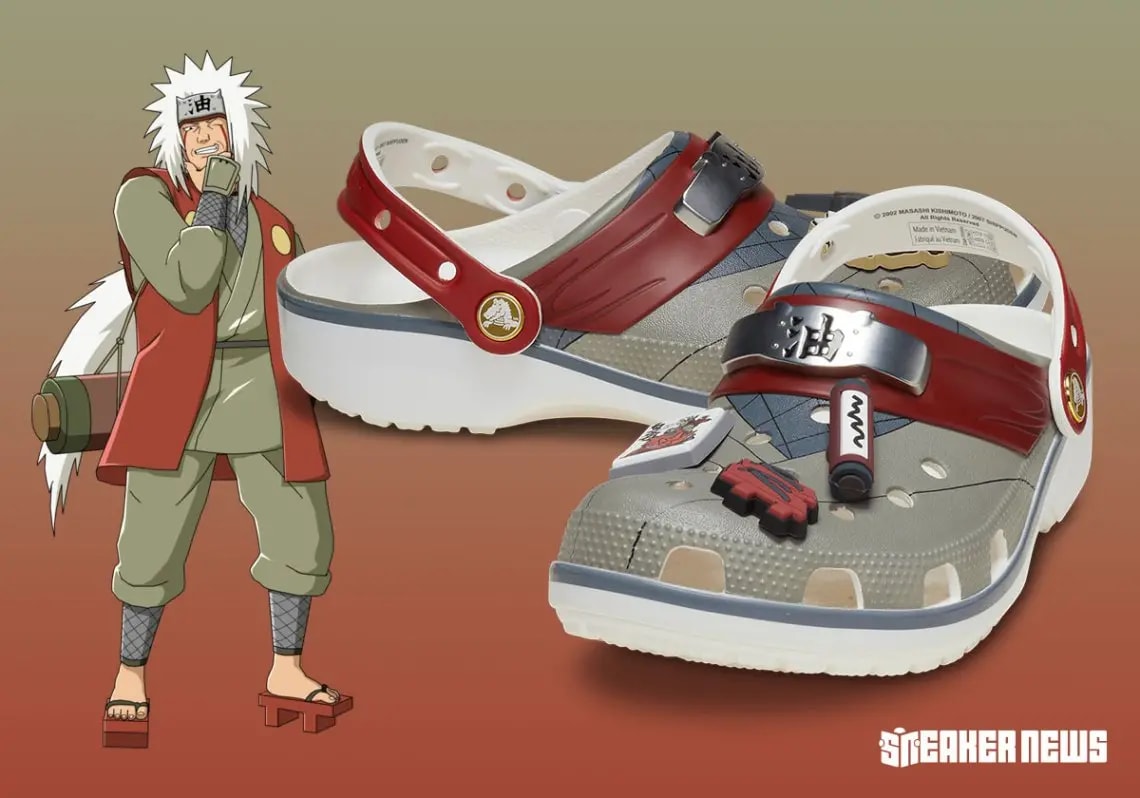 Dép Crocs Classic Clog x Naruto Shippuden 'Jiraiya' 209886-100 — ảnh 2