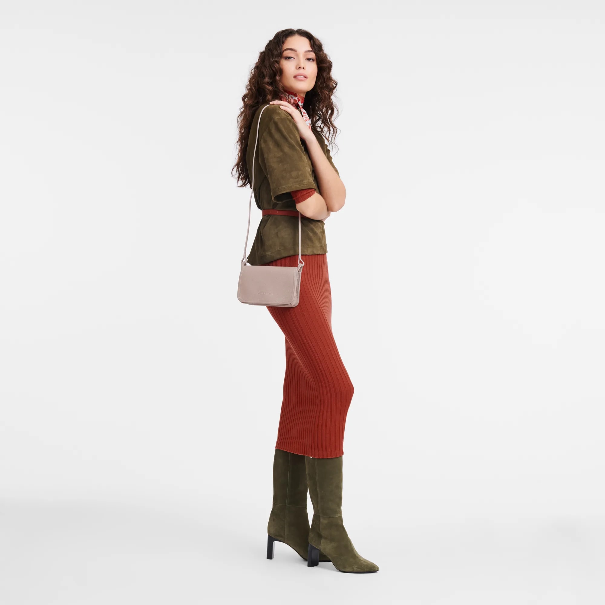 Túi Longchamp Le Foulonné XS Clutch 'Turtledove' 10133021P55 — ảnh 2