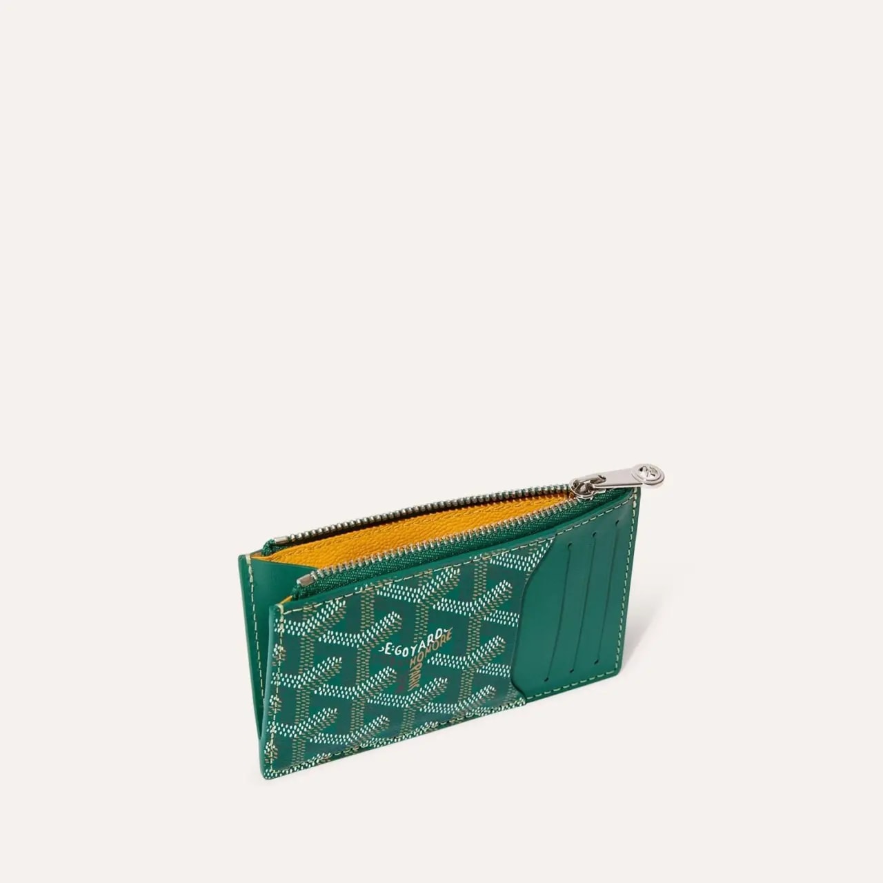 Ví Goyard Bourbon Zipped Card Holder 'Green' BOURBOPMLTY09CL09P — ảnh 3