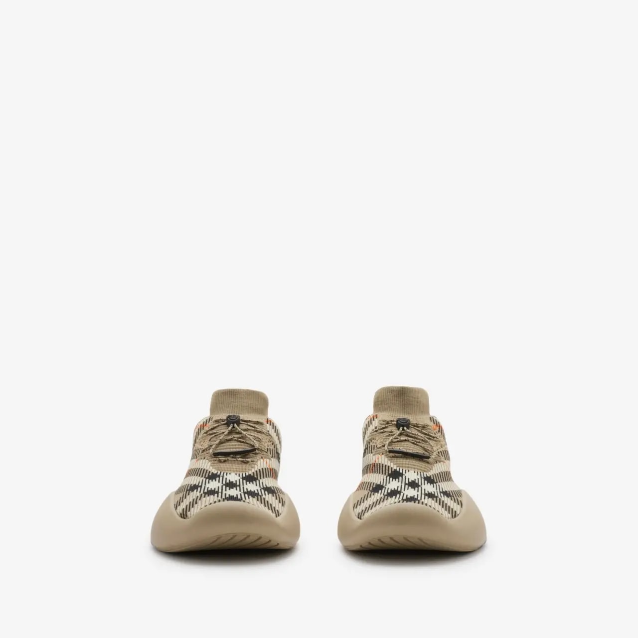 Giày Burberry Check Knit Neptune Sneaker 'Sand' 80993201 — ảnh 5