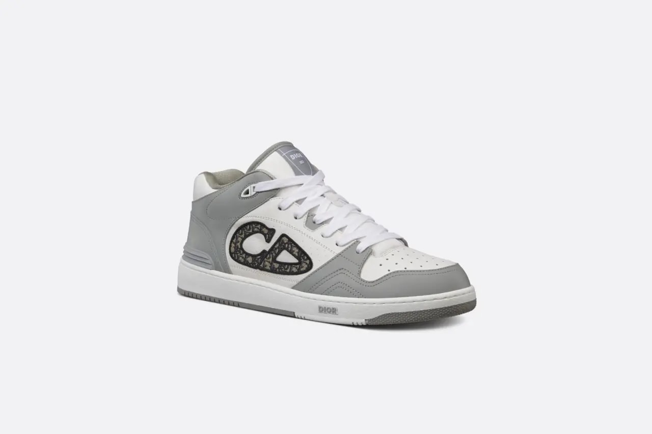 Giày Dior B57 Mid-top Sneaker 'Gray White' 3SH141ZXU-H860 — ảnh 4