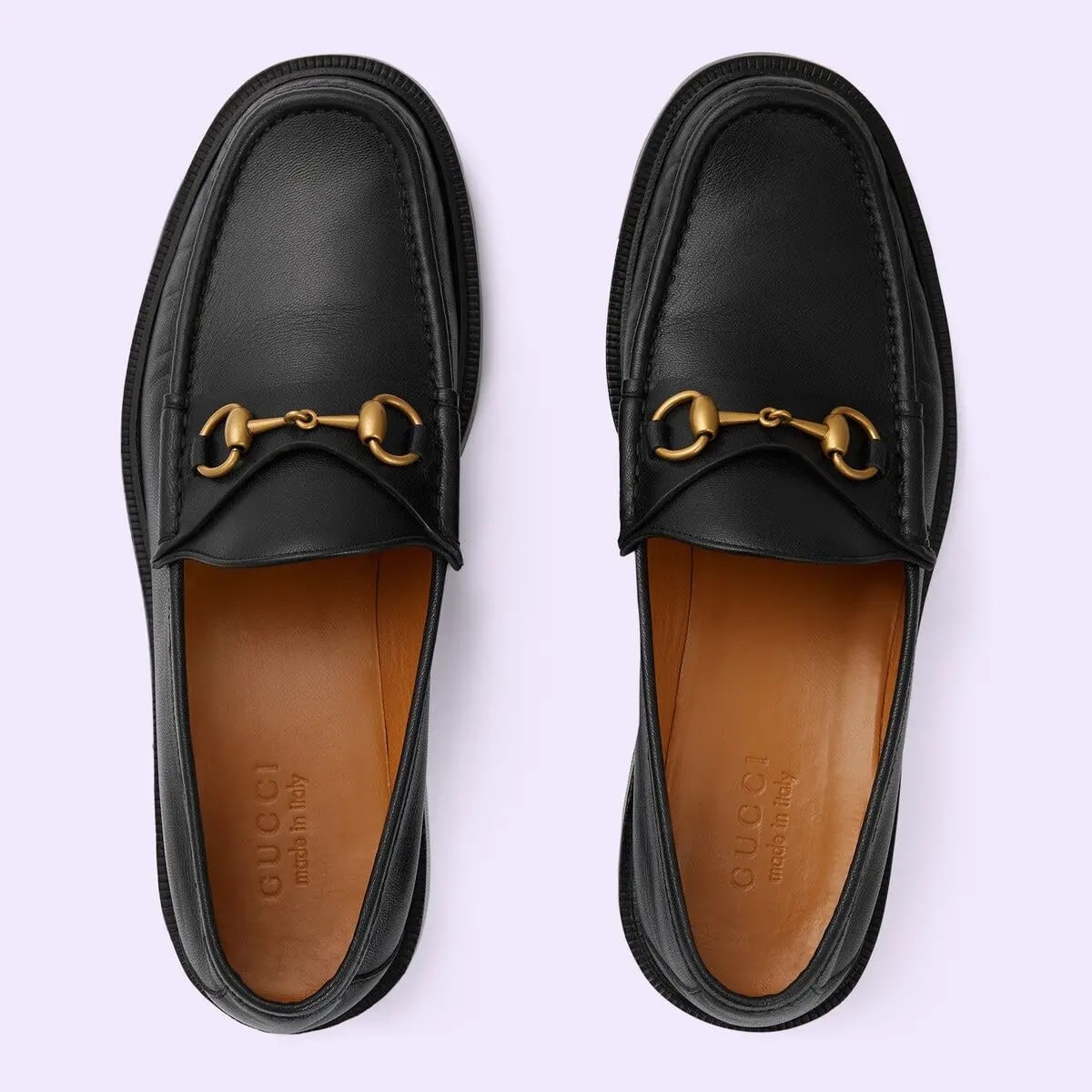 Giày Gucci Loafer With Horsebit 'Black' 723562-U7J00-1000 — ảnh 2
