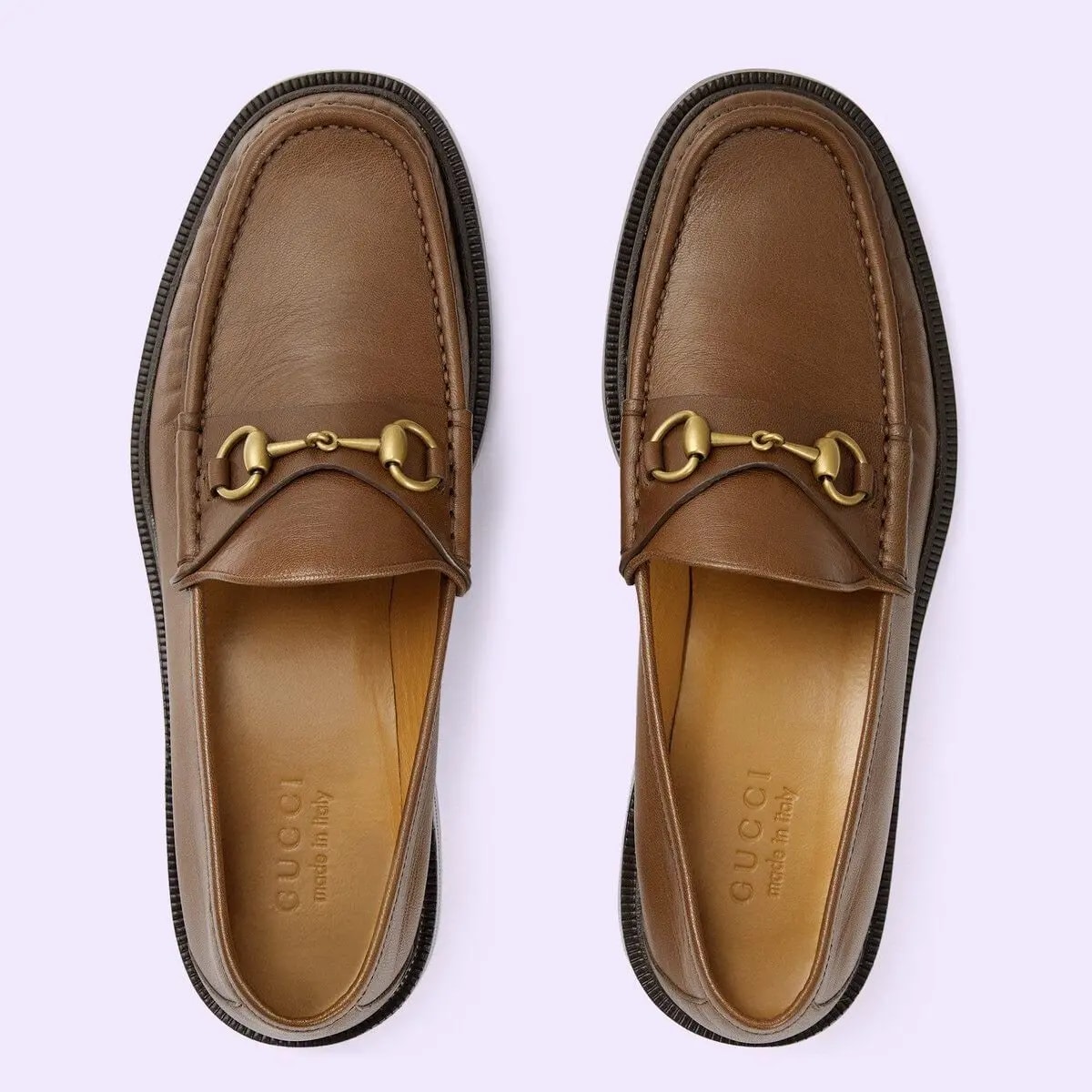 Giày Gucci Loafer With Horsebit 'Brown' 723562-U7J00-2361 — ảnh 2