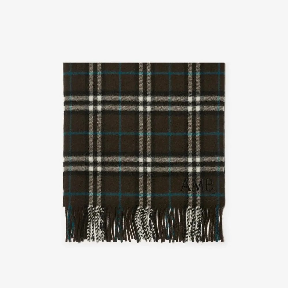 Khăn Burberry Reversible Check Cashmere Scarf 'Snug' 80909071 — ảnh 4