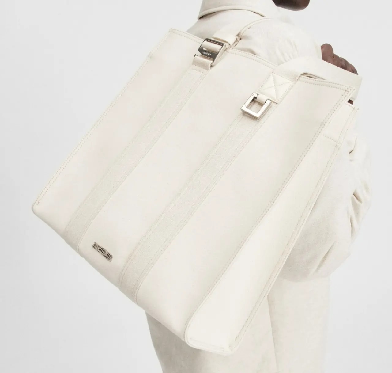 Túi Jacquemus Cuerda Shopper Bag 'White' 236BA305-3137-110 — ảnh 2