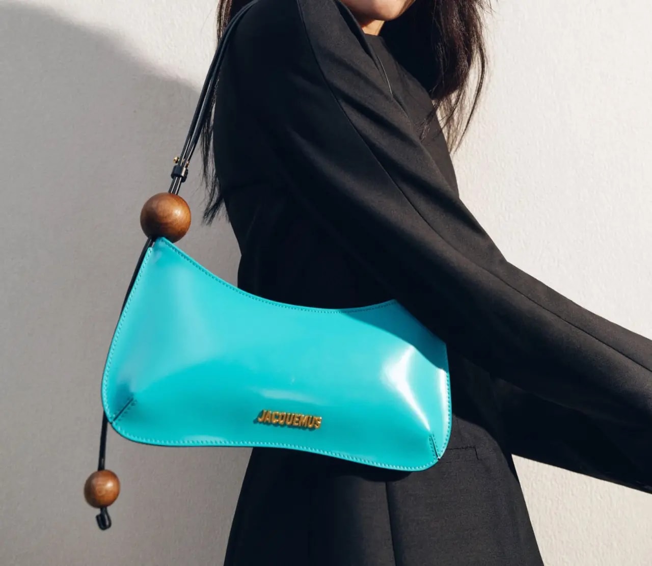 Túi Jacquemus The Bisou Perle 'Turquoise' 233BA057-3128-340 — ảnh 2