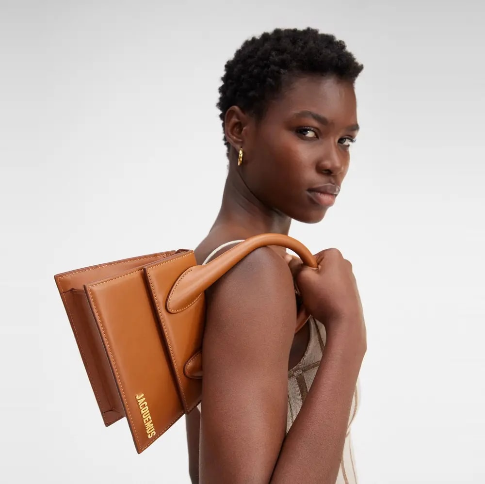Túi Jacquemus The Medium 'Brown' 213BA002-3072-810 — ảnh 2