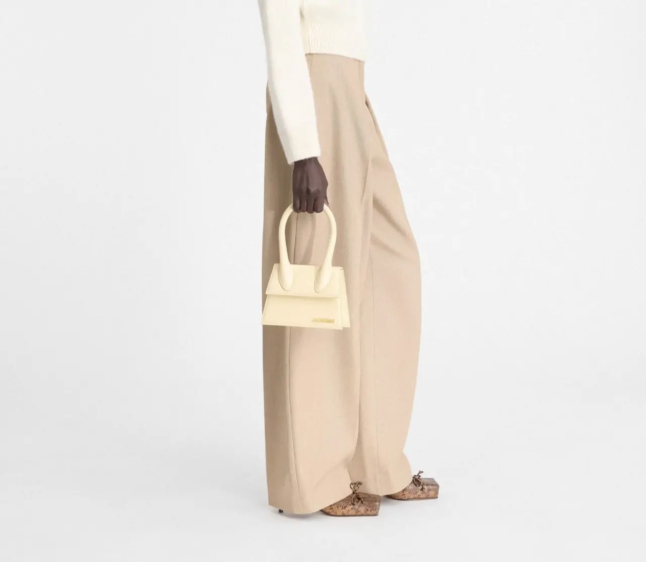 Túi Jacquemus The Medium Chiquito 'Ivory' 213BA002-3060-120 — ảnh 2