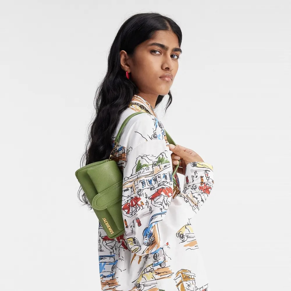 Túi Jacquemus The Small 'Green' 233BA335-3206-550 — ảnh 2