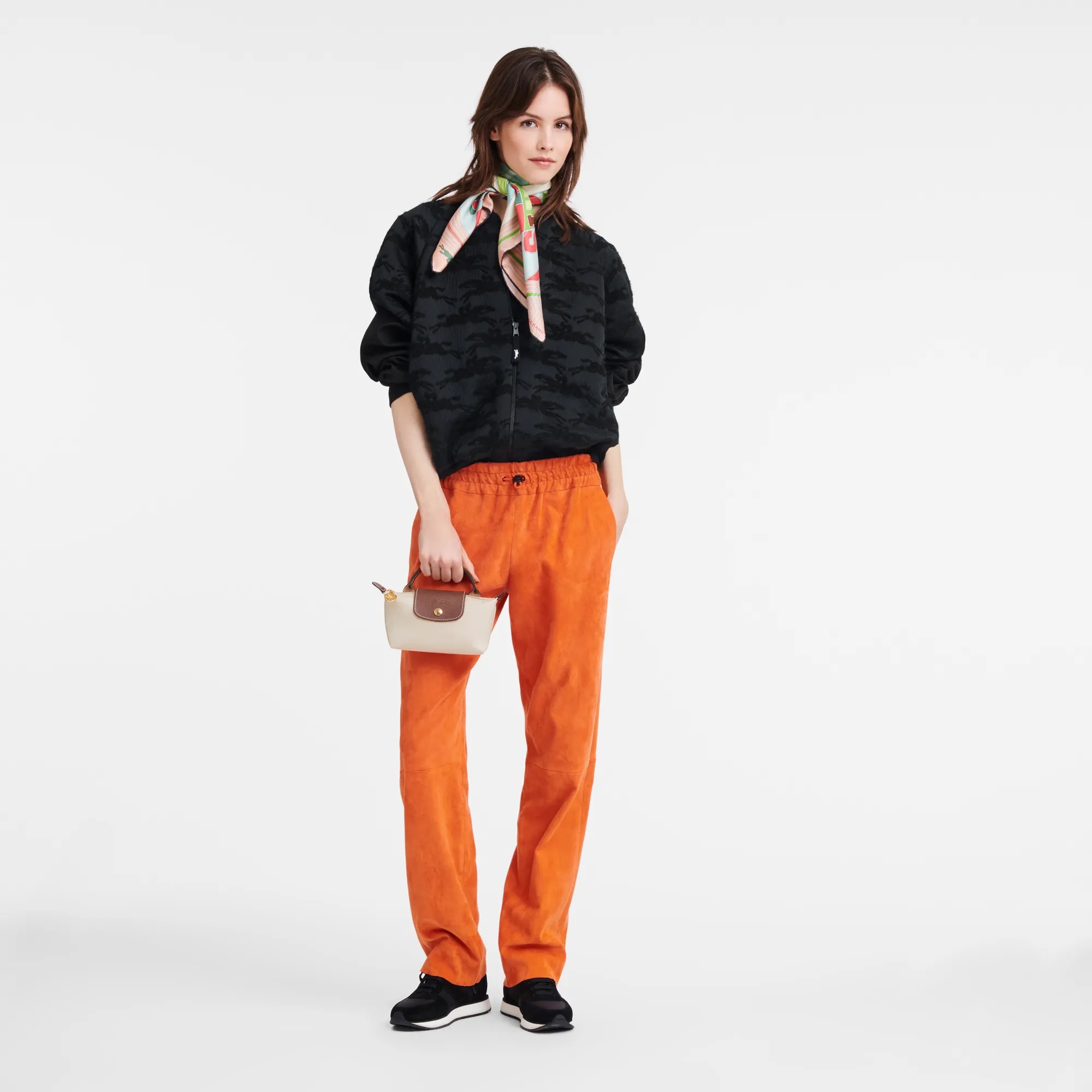 Túi Longchamp Le Pliage Green M 'Orange' L1623919P54