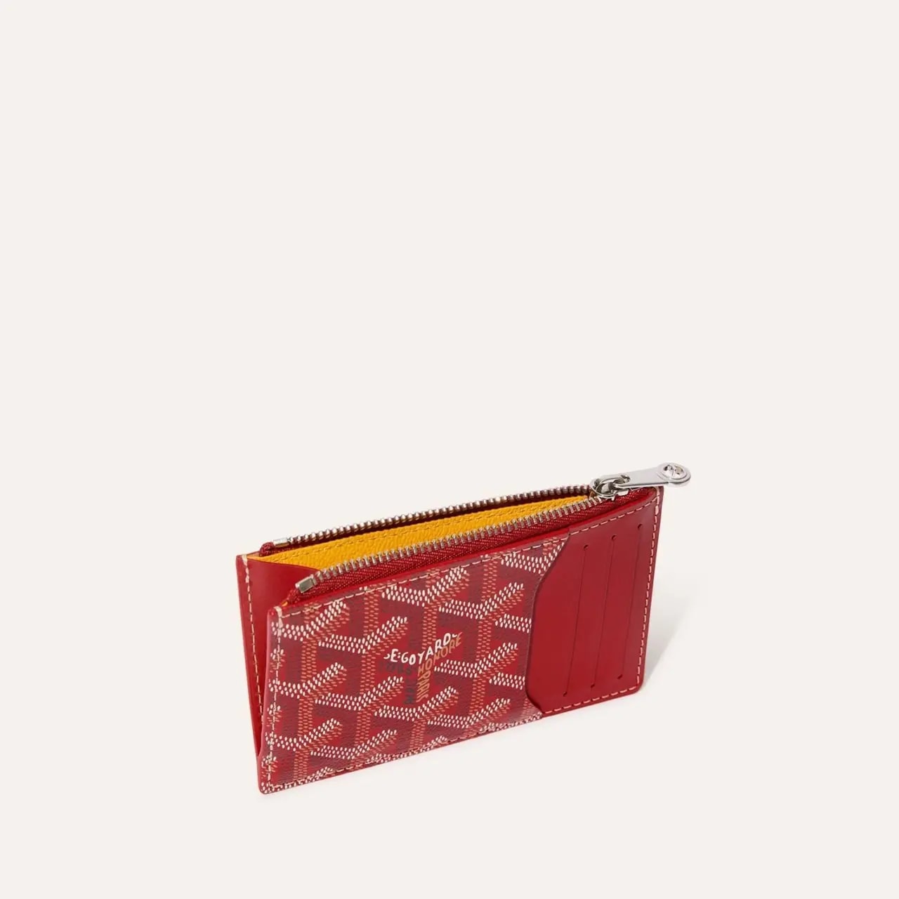 Ví Goyard Bourbon Zipped Card Holder 'Red' BOURBOPMLTY02CL02P — ảnh 3