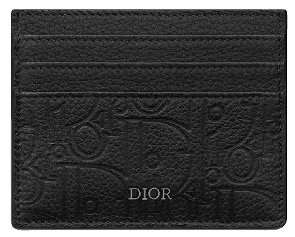 Ví Dior Card Holder 'Black' 2ESCH135FLG-H00N