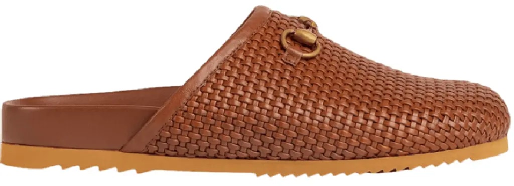 Dép Gucci Horsebit Slipper 'Brown Crochet' 746321-AACAX-2535 — kich-thuoc: 41