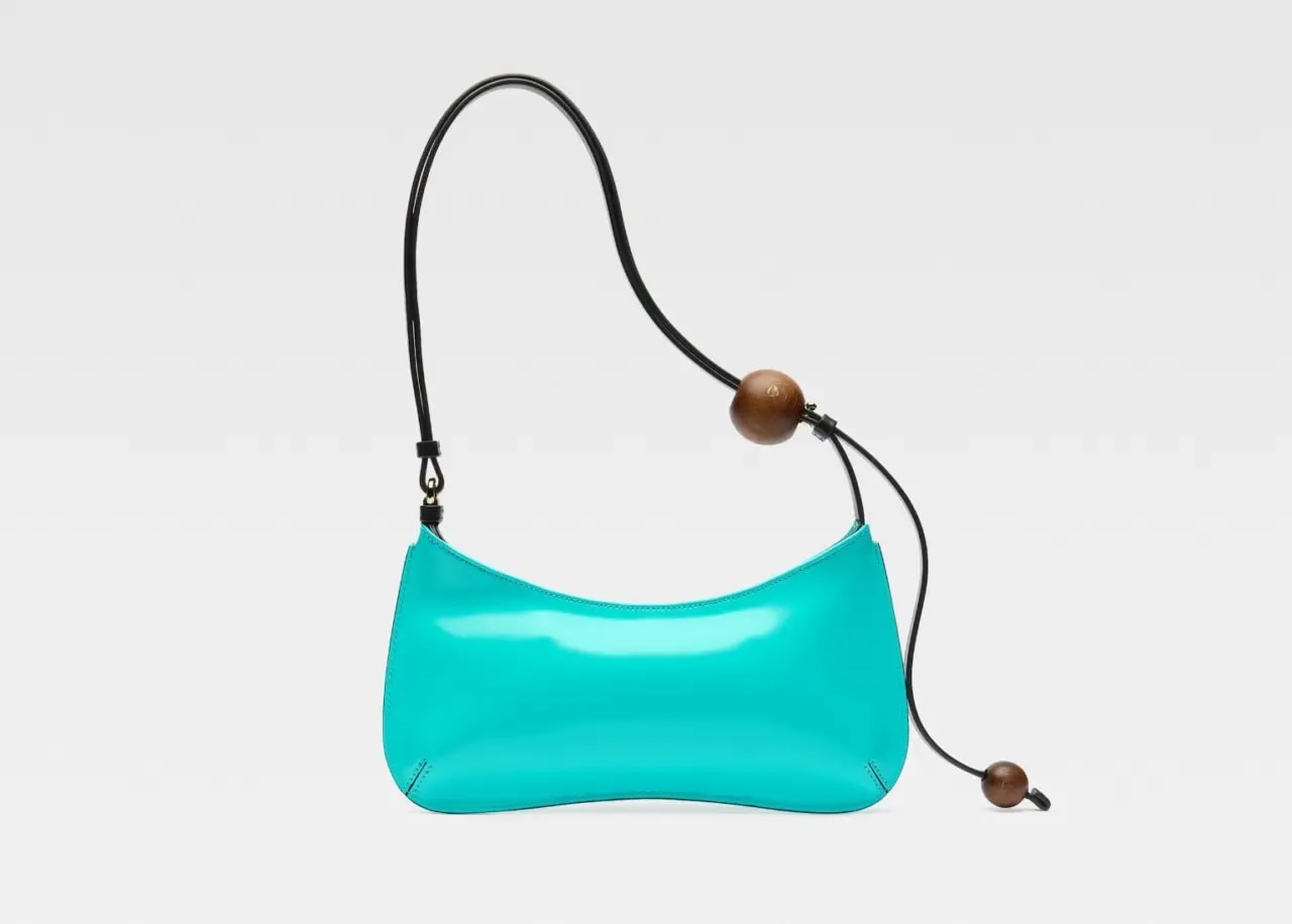 Túi Jacquemus The Bisou Perle 'Turquoise' 233BA057-3128-340 — ảnh 4
