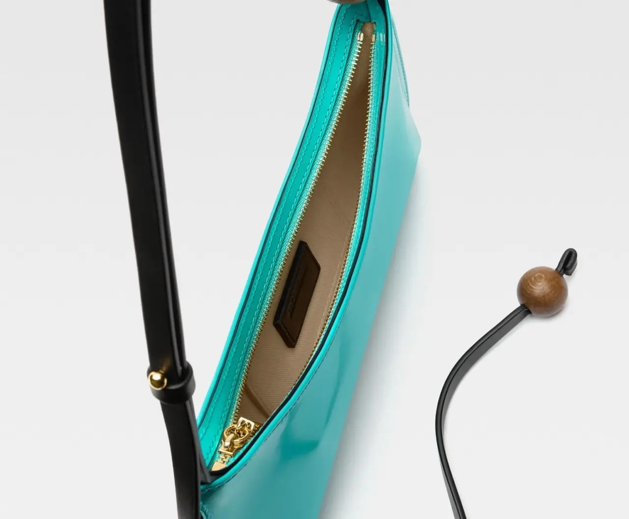 Túi Jacquemus The Bisou Perle 'Turquoise' 233BA057-3128-340 — ảnh 3