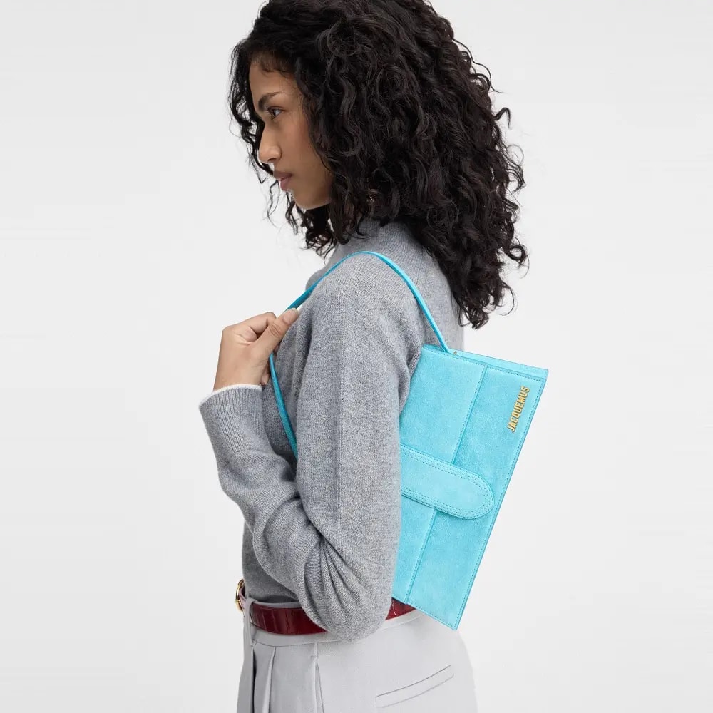 Túi Jacquemus The Long 'Turquoise' 221BA013-3212-335 — ảnh 2
