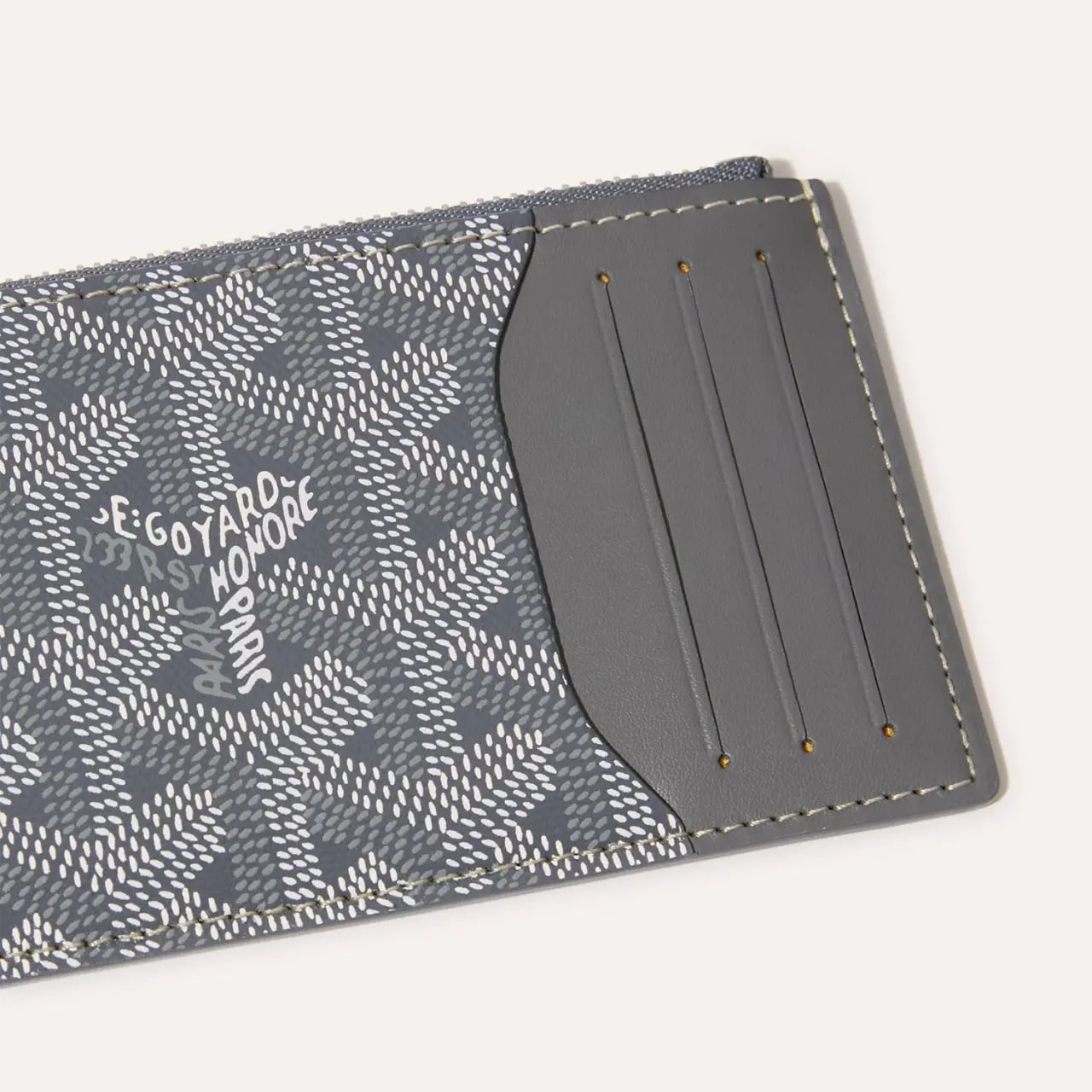 Ví Goyard Bourbon Zipped Card Holder 'Grey' BOURBOPMLTY51CL51P — ảnh 2