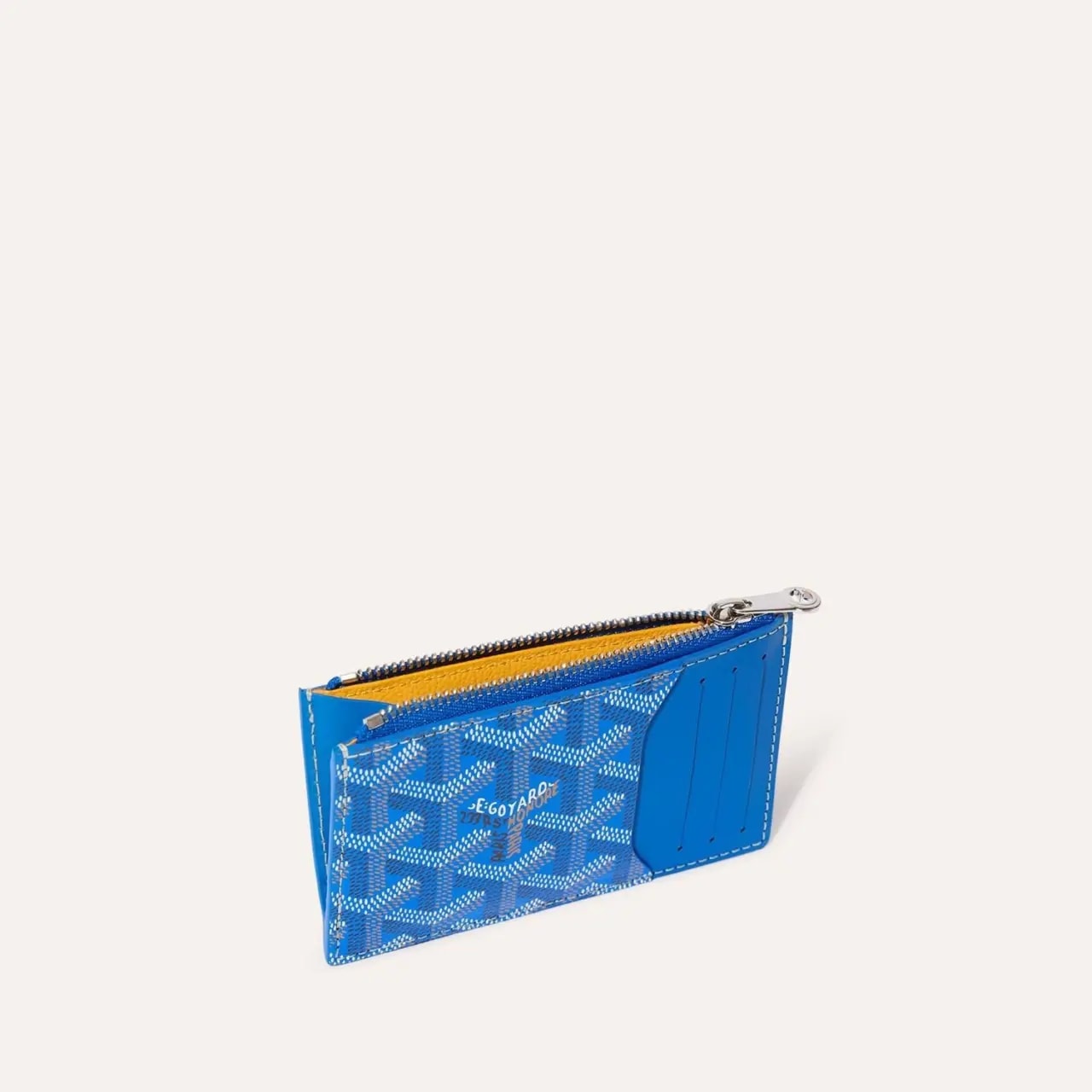 Ví Goyard Bourbon Zipped Card Holder 'Blue' BOURBOPMLTY10CL10P — ảnh 3