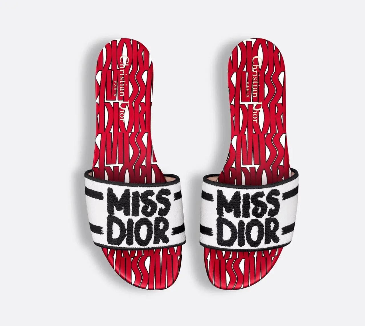Dép Dior Dway Slide 'Red' KCO109EZO-S22R — ảnh 2