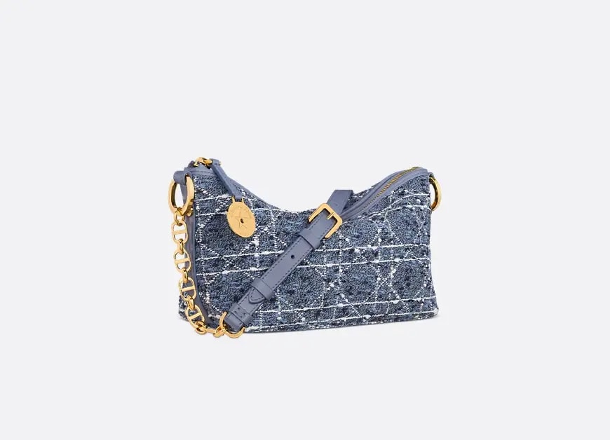 Túi Dior Diorstar Hobo Bag Chain 'Blue' S3202UMFY-M52I — ảnh 2